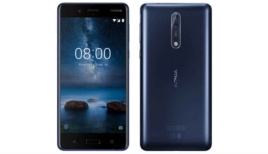 Nokia 8 bearing vertical dual rear cameras and Carl Zeiss optics surfaces in fresh leak