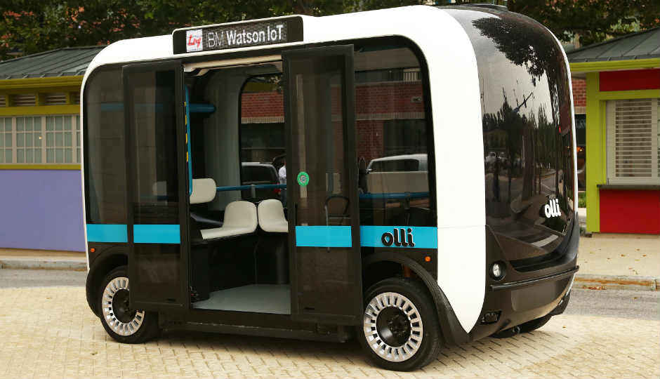 Olli is a self driving bus that you can talk to