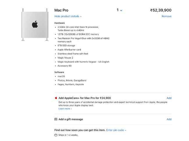 Apple Online Store goes launch in India