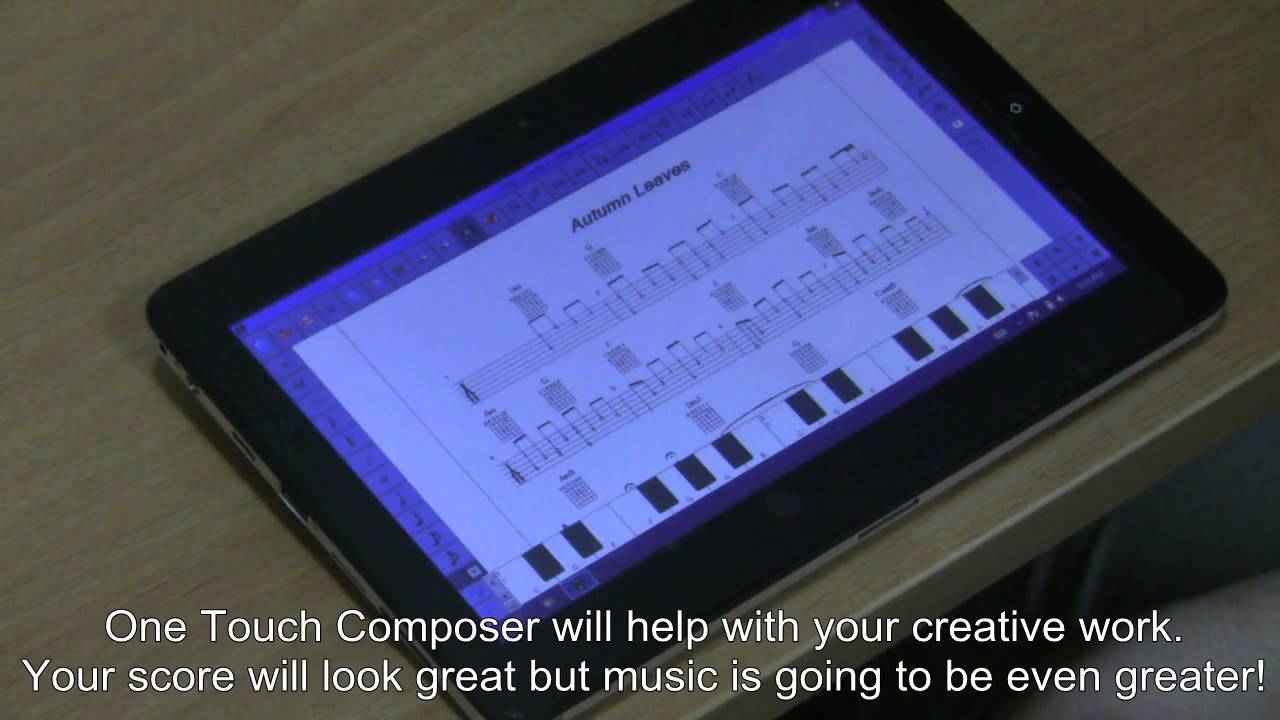 Create a music App with touch, stylus & keyboard control for Windows 8 tablets