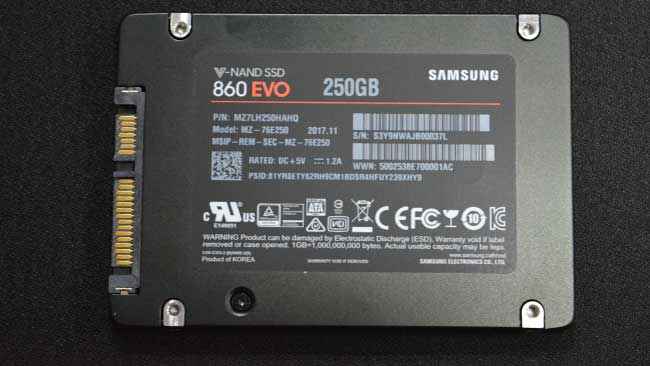 evo 860 250gb ssd