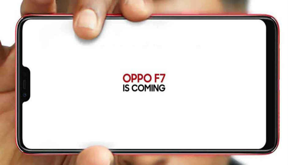 Oppo F7 with iPhone X-like notch, 19:9 display aspect ratio  to launch in India on March 26