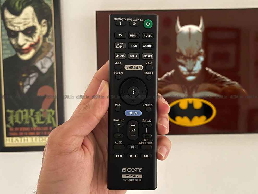 Sony HT-A7000 remote control