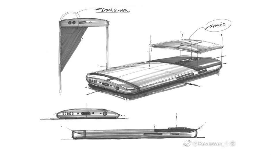 Leaked sketches of OnePlus 5 reveal dual cameras on front and back