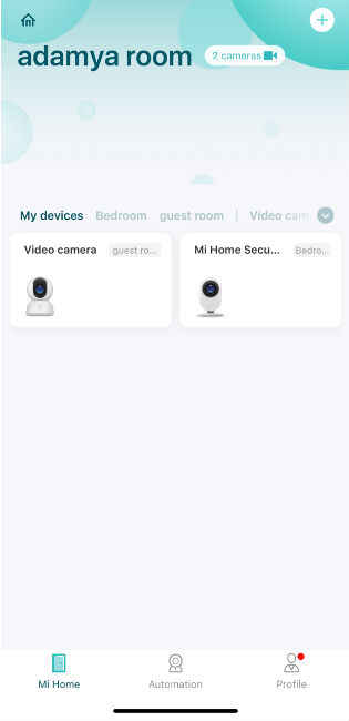 mi home security app