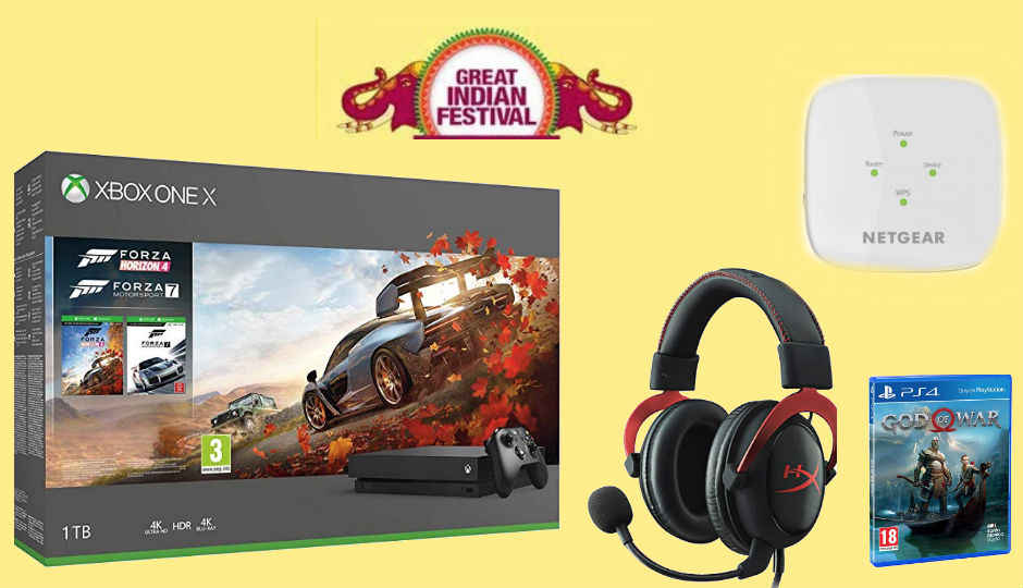 Amazon Great Indian Festival Sale (Prime Exclusive): Best deals on games, monitors, gaming consoles, gaming headsets, Wi-Fi Routers