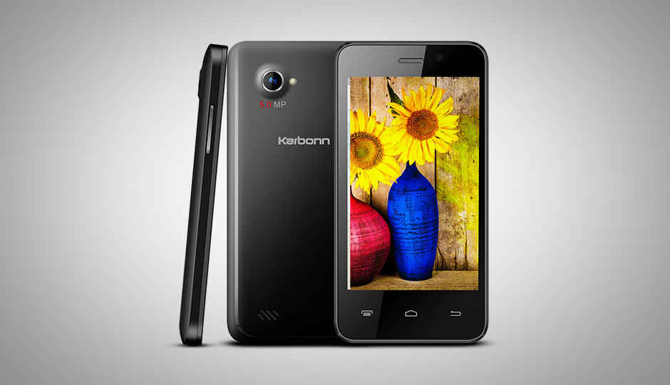 Karbonn Titanium S99, another Moto E rival launched for Rs. 6k