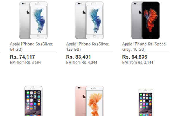 Flipkart Lists Iphone 6s And 6s Plus At Rs 64 000 Onwards Digit