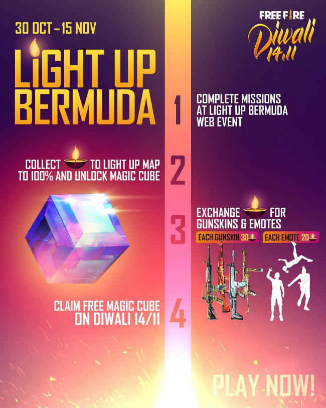 Garena Free Fire Announces Light Up Bermuda Event To Celebrate Diwali Digit