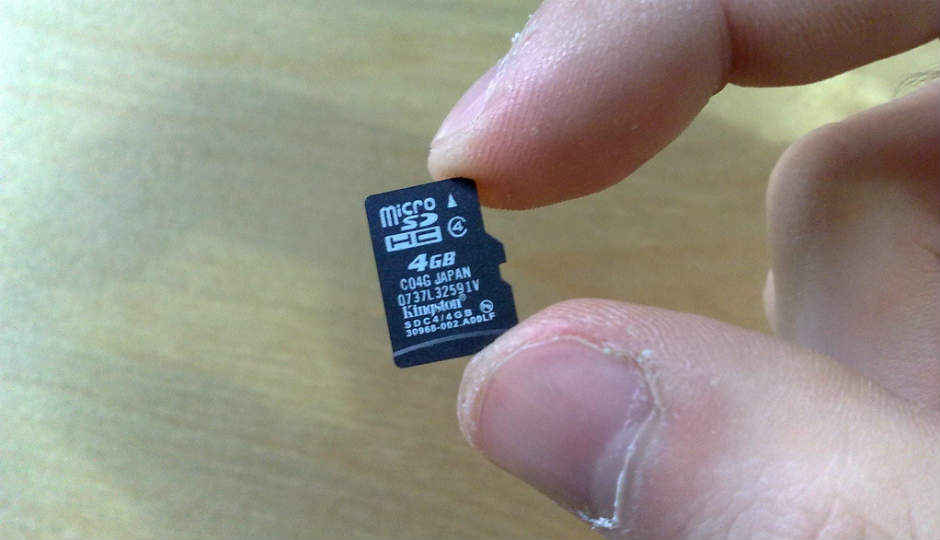 MicroSD cards will have symbols to indicate app performance