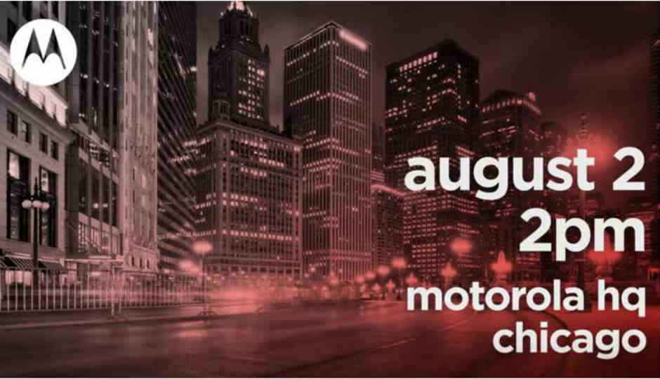 Motorola ने शिकागो में 2 अगस्त को होने वाले अपने एक इवेंट में कुछ बड़ी घोषणा का किया वादा