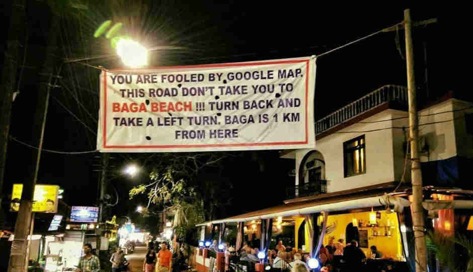 Goa में Google Maps के बारे में लोगों ने लगाया अजीब बैनर…गूगल ने दिया जवाब