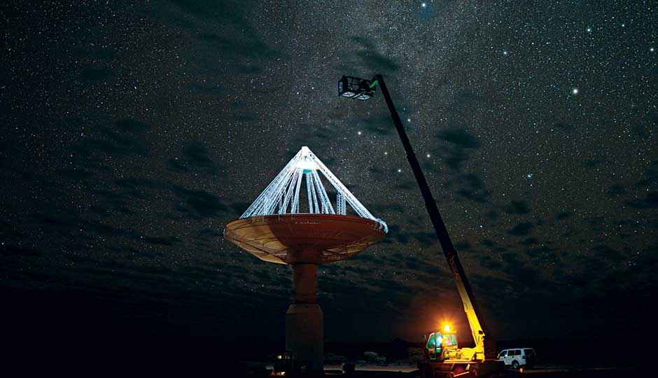 Square Kilometre Array: A continent sized radio telescope