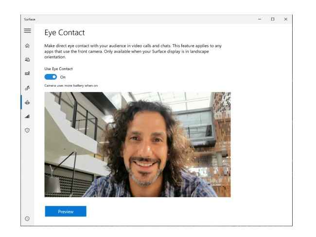 Windows 11 Eye Contact