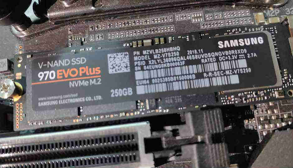 Samsung 970 EVO Plus NVMe M.2 कंज्यूमर SSDs भारत में लॉन्च, शुरुआती कीमत Rs.6,479