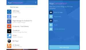 మీకు తెలియని ఆండ్రాయిడ్ విండోస్ యాప్ : యాప్ కంపేరిజన్