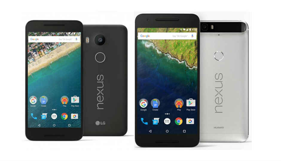 Nexus 5X and 6P listed for Rs. 31,900 and Rs. 39,990 on Google Store