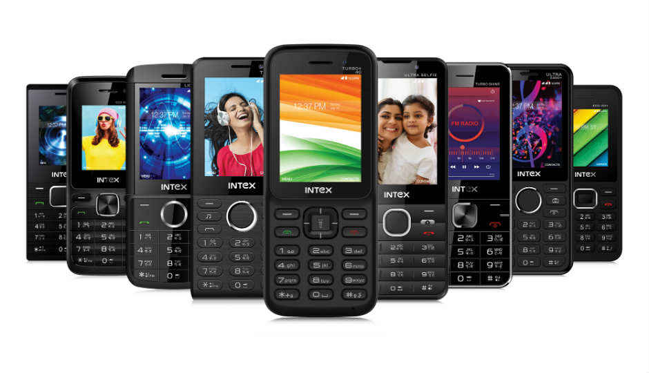 Intex launches 9 feature phones, including one with 4G VoLTE support