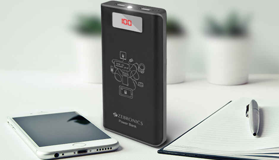 Zebronics launches series of high capacity power banks in 10,000, 15,000 and 20,000 mAh