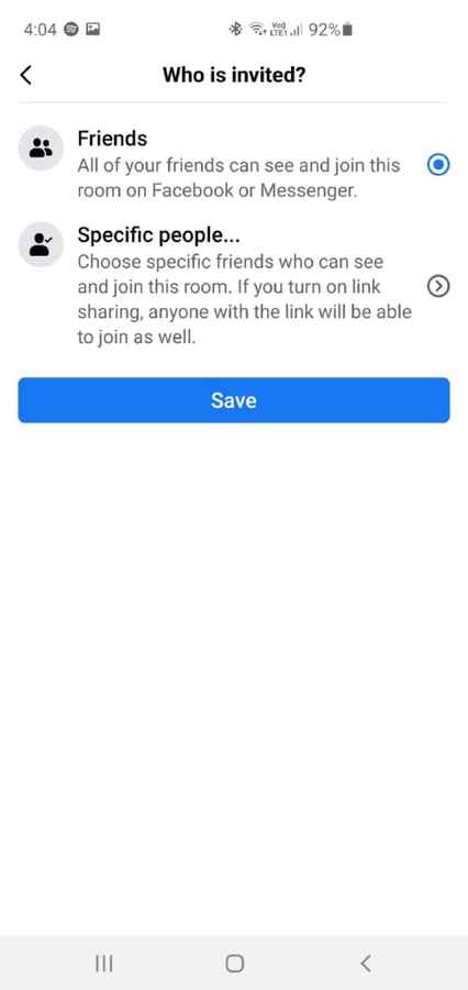 How to create a room on the Facebook Messenger app to make video calls ...