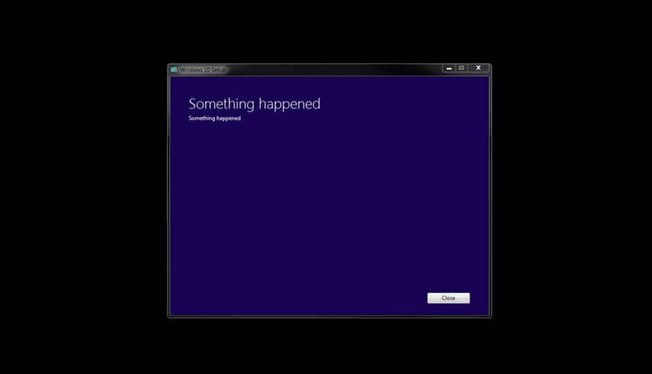 Windows 10’s ‘Something happened’ is the funniest error message ever