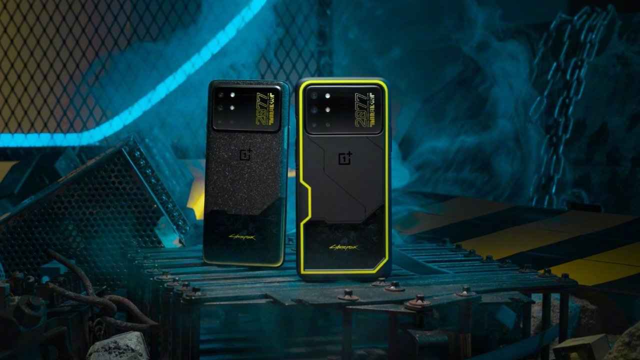 OnePlus 8T Cyberpunk 2077 edition looks straight out of Night City in these official images