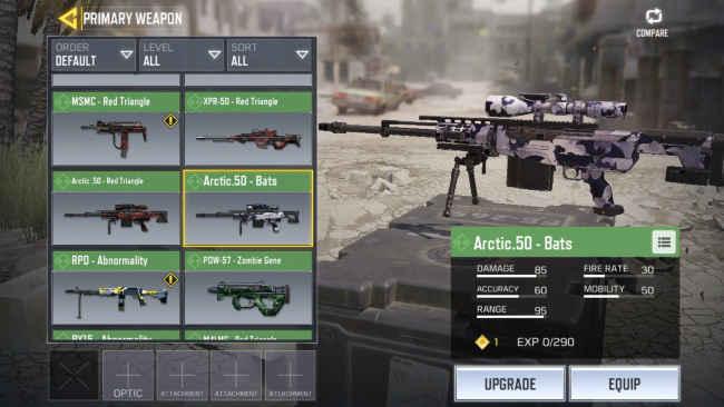 cod mobile sniper rifles