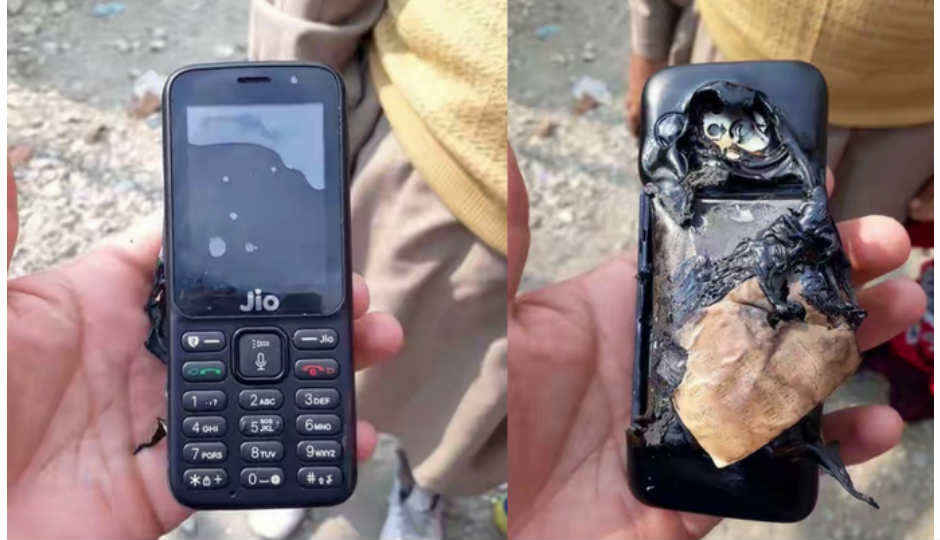 JioPhone allegedly explodes and melts while charging, company suspects intentional damage