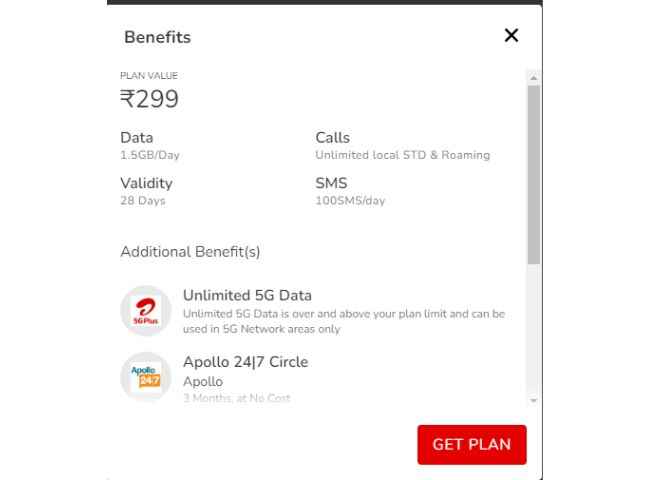 Airtel 299