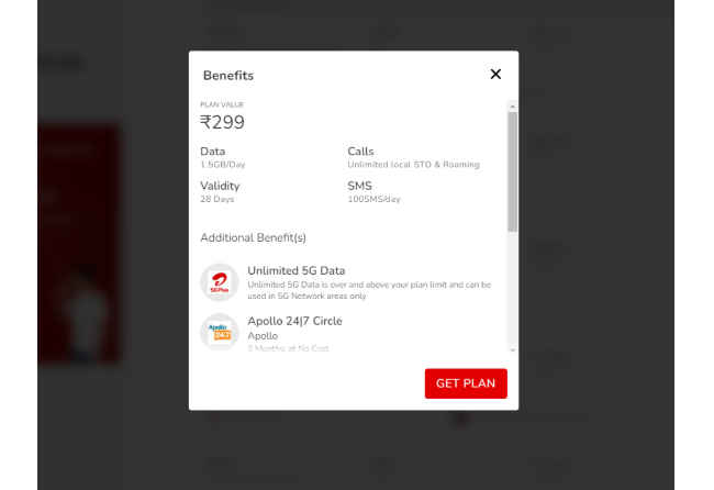 Airtel 299 plan