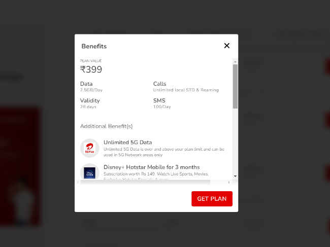 Airtel 399 Plan