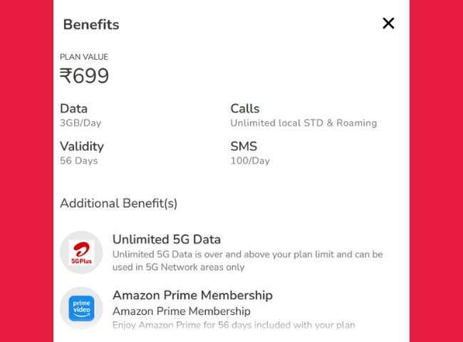 Airtelൽ നിന്നും 3 പ്ലാനുകൾ; ദിവസേന 3GB ഡാറ്റയും ഡിസ്നി + ഹോട്ട്‌സ്റ്റാറും ആമസോണും...