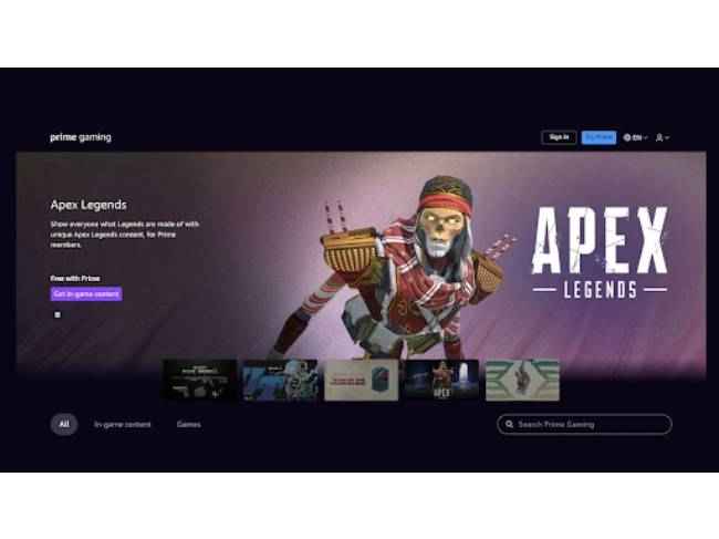 Prime Gaming Now Available in India; How to Claim Free