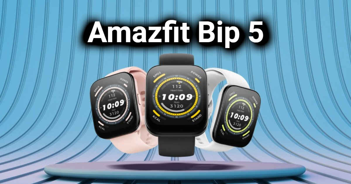 Amazfit Bip 5: एका चार्जवर तब्बल 10 दिवस चालेल स्मार्टवॉच, किंमत आहे का तुमच्या बजेटमध्ये?