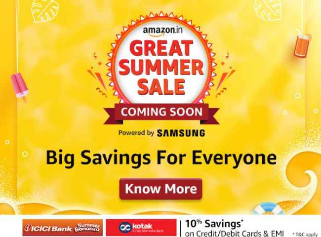 ശമ്പളം റെഡിയാക്കി വച്ചോ... ആമസോണിൽ Summer Sale ഇതാ വരവായി....