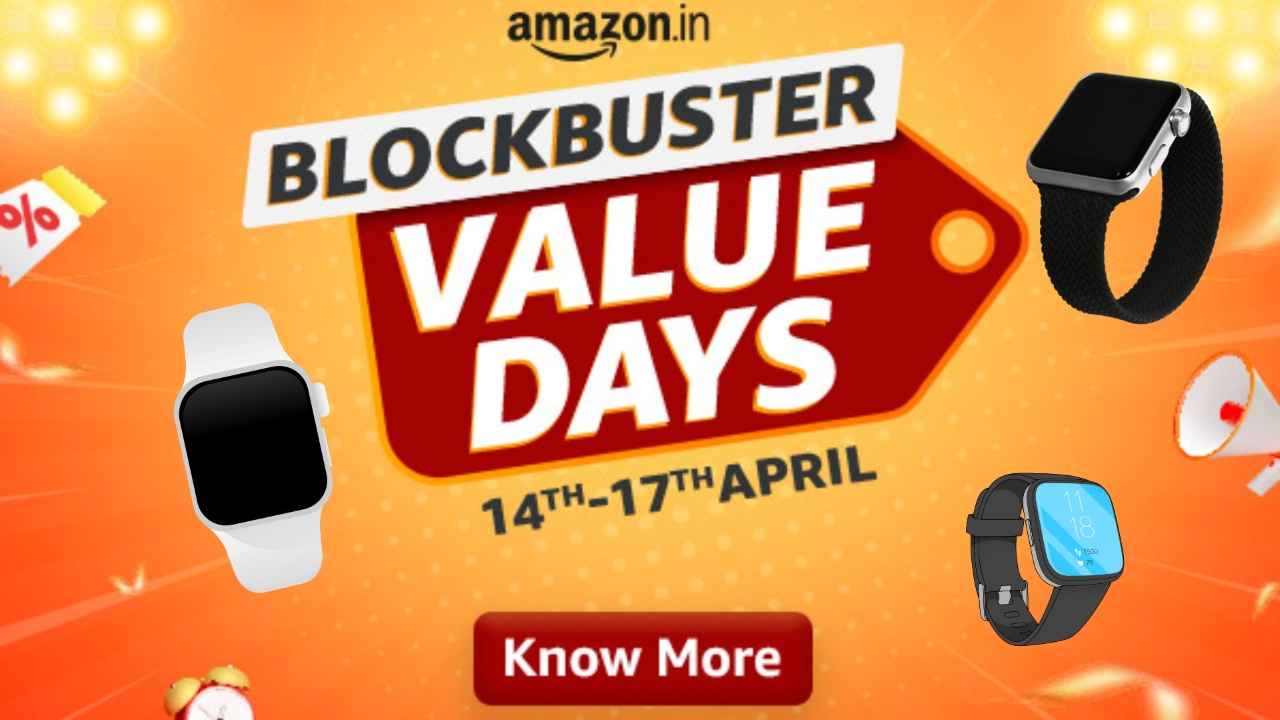 5 great smartwatch deals on the Amazon Blockbuster Value Days Sale you should watch out for