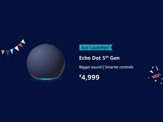 Echo Dot Price:  Echo Dot 5th Gen launches in India