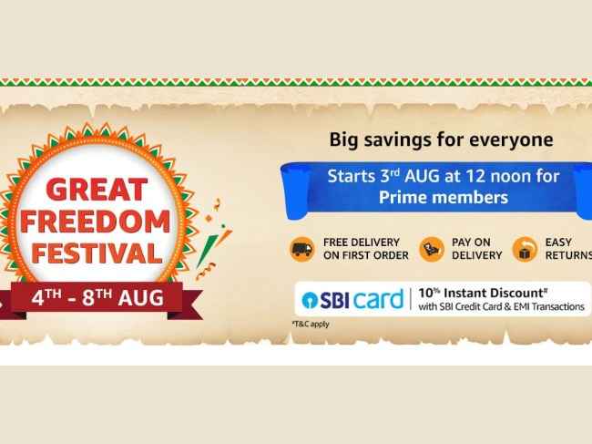 Amazon Great Freedom Festival Sale 2023