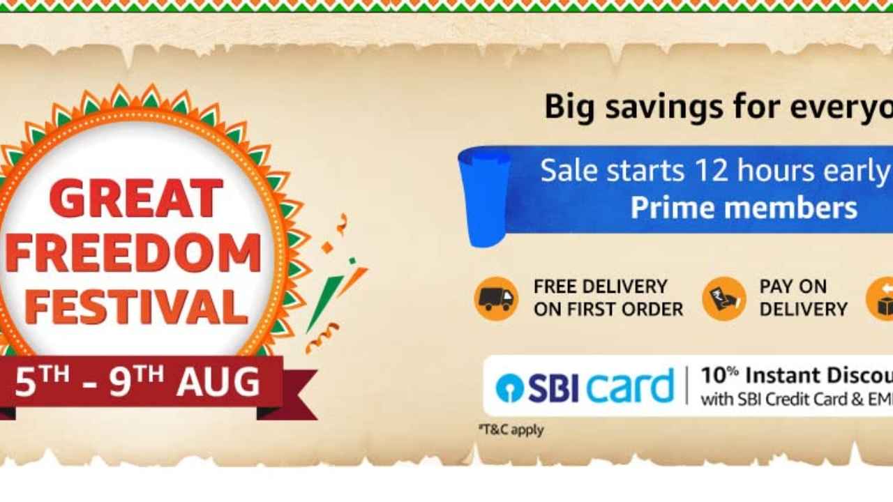 Amazon Great Freedom Festival Sale 2023: बहुत जल्द नई धमाकेदार सेल लेकर आ रहा Amazon, ताबड़तोड़ ऑफर्स की होगी बौछार