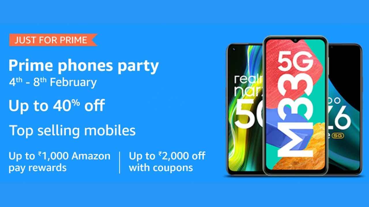 Amazon Prime Phones Party Sale : Xiaomi ते Samsung पर्यंत सर्व फोनवर बंपर ऑफर सुरु…