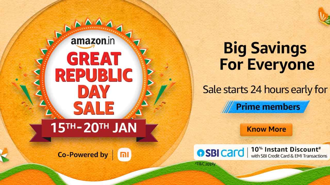 Amazon Great Republic Day Sale हुई सभी यूजर्स के लिए शुरू, देखें बेस्ट डील्स
