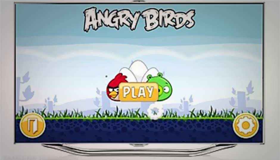 Now play Angry Birds on your Samsung Smart TV
