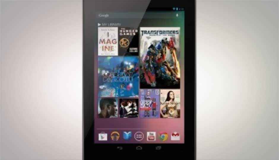 Google Nexus 7 tablet available online in India, starting Rs. 16,952