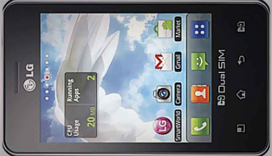 LG Optimus L3 Dual available online at Rs. 8,299