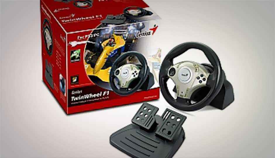 Genius Gaming TwinWheel F1 launched at Rs. 2,622 in India