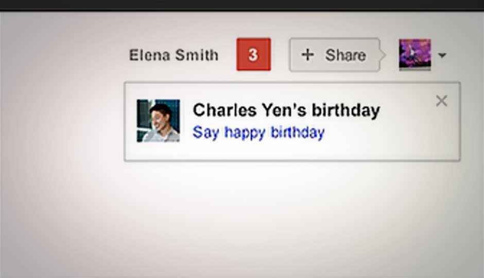 Google+ introduces birthday reminders