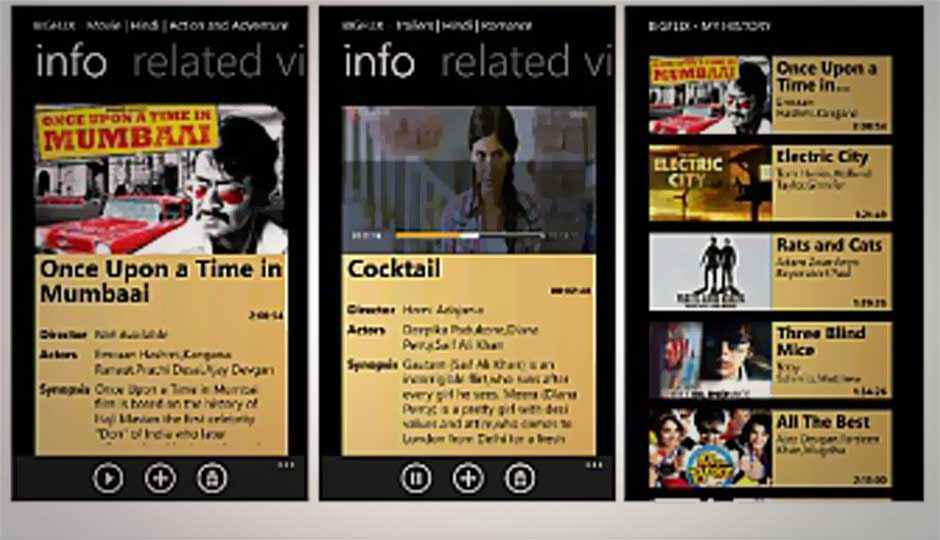 Bigflix app now available on Windows Phone Marketplace