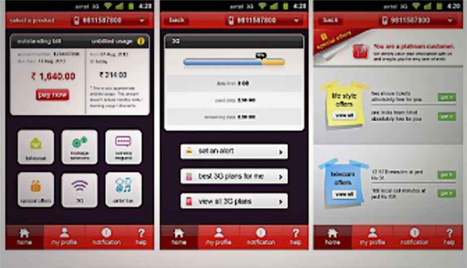 My Airtel app lets customers pay bills, manage services on the go