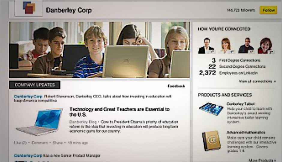 LinkedIn redesigns Company Pages