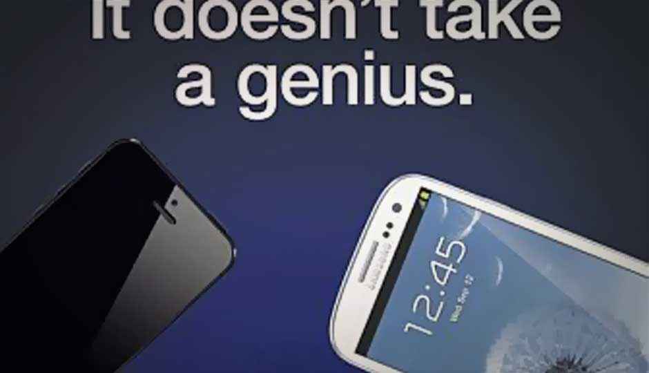 Samsung takes on Apple in a new Galaxy S III versus iPhone 5 ad